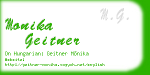 monika geitner business card